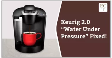 Keurig Water Under Pressure