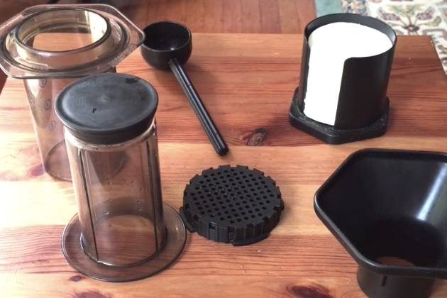 Aeropress And Its Components