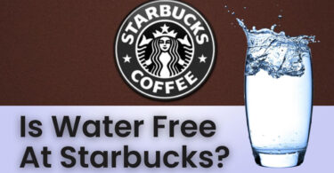Is Water Free At Starbucks