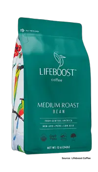 Lifeboost Coffee Roast Espresso, Whole Bean