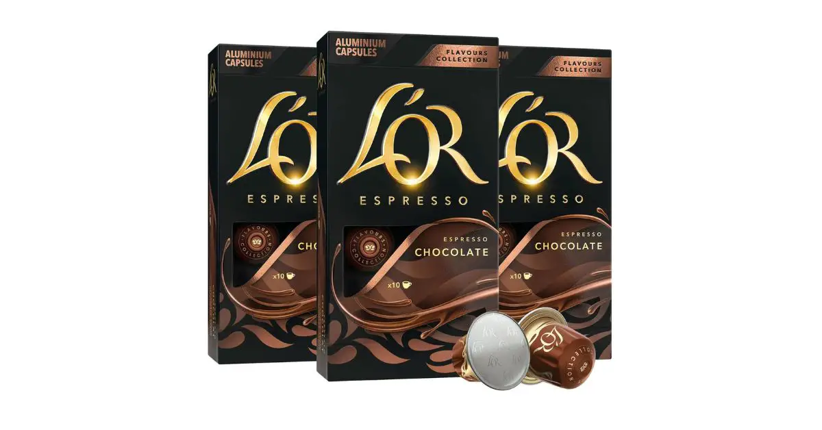 L'OR Espresso Capsules, 30 Count Chocolate Flavor