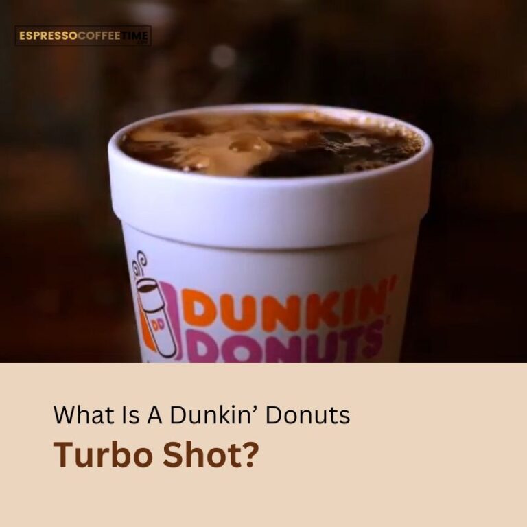 Fresh Dunkin' Donuts Turbo Shot in Disposable Cup