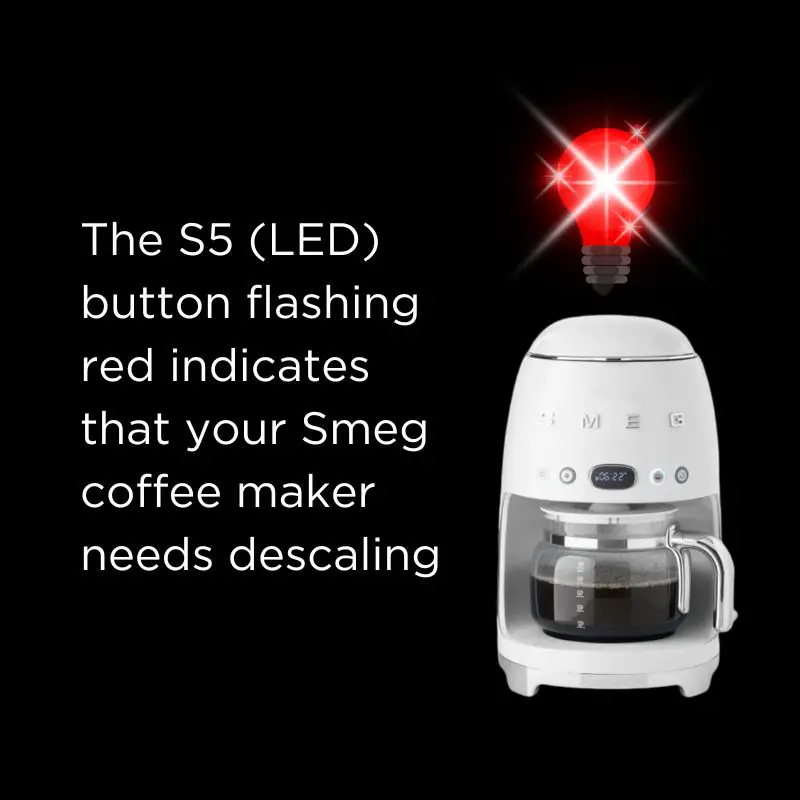 Smeg Coffee Maker Descaling Red Light